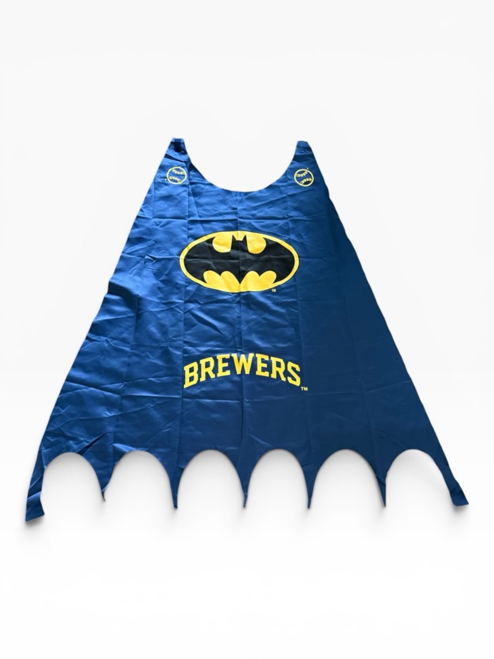 Milwaukee Brewers Adult Size Batman Cape  - NIP - Promotional Giveaway